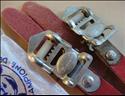 Alfredo Binda toe straps (ribbed white plasti